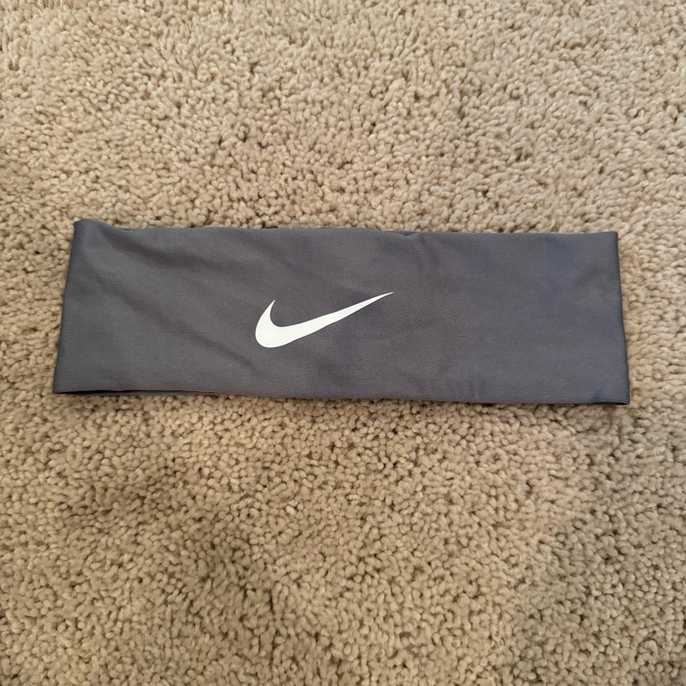 Nike Gray Athletic headband